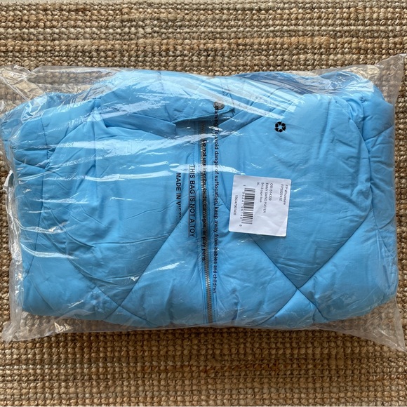 NEW Free People Emmy Swing Puffer Jacket In Capri Blue - Picture 4 of 12
